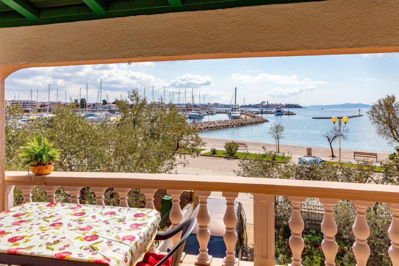 Mare-More Studio W Balcony And Beach Front And View Zadar Ngoại thất bức ảnh